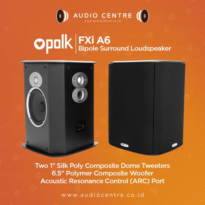Gambar Polk Audio FXi A6 Bipole Surround Speaker dari Audio Centre Official Kota Administrasi Jakarta Barat Tokopedia
