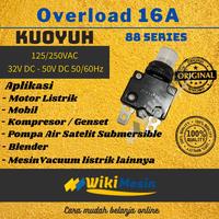 Gambar Overload Thermal Protector Circuit Breaker Kuoyuh 16A 88 Seri dari Overload Wikimesin Kab. Tangerang 5 Tokopedia