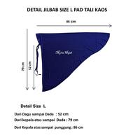 Gambar JILBAB HIJAB INSTAN BERGO kerudung size L Pad Tali bahan kaos dari mylaahijab Kab. Bekasi 2 Tokopedia