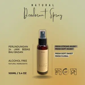 KETEK.in Natural Deodorant Spray 100ml / Tawas Spray / Bau Ketiak