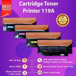 Cartridge Toner 119A W2092A W2093A W2091A W2090A Compatible