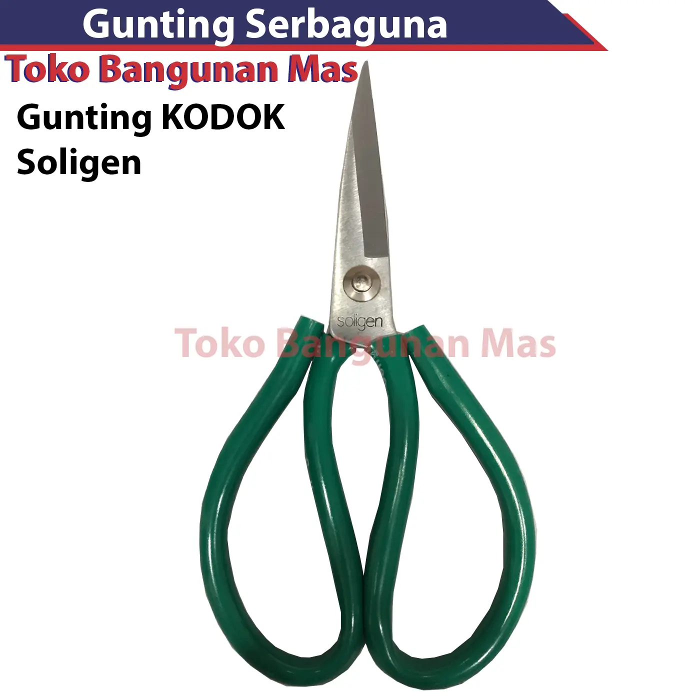 Gunting Soligen Kodok Gunting Kulit Kain Kertas Karet Kardus Gunting