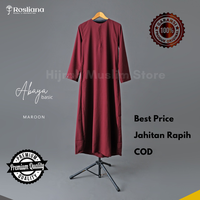 Gambar Baju Gamis Dress Abaya Basic Muslim Arab Polos Bahan Premium By ROSAL dari Hijrah Muslim Outfit Store Kota Depok 3 Tokopedia
