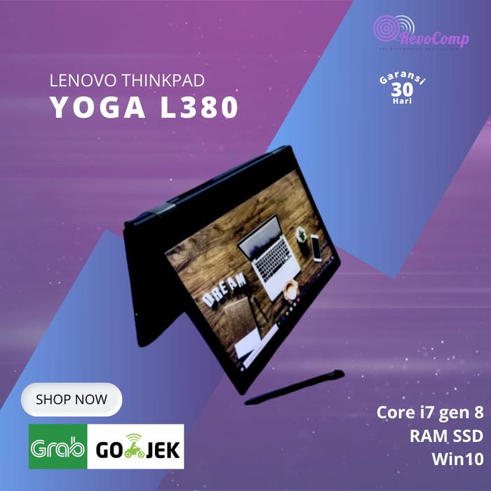 Gambar Laptop Lenovo Thinkpad L380 YOGA core i7 8550u RAM 16 SSD TouchScreen dari Revocomp Kota Administrasi Jakarta Barat Tokopedia
