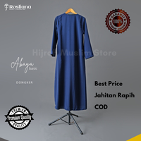 Gambar Baju Gamis Dress Abaya Basic Muslim Arab Polos Bahan Premium By ROSAL dari Hijrah Muslim Outfit Store Kota Depok 4 Tokopedia