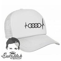 Gambar Topi pria trucker jaring sport all size audi heartbeat dari Azam Hat Kab. Bandung Barat 5 Tokopedia