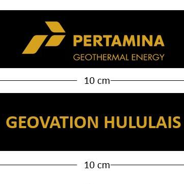 Gambar Patch/Emblem/Logo Bordir Komputer Custom Pertamina Geovation dari SyuriaMas Kota Tangerang Tokopedia