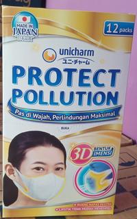 Gambar Masker Unicharm Protect Pollution 3D Masker Made In Japan BOX dari collectionabidzar01 Kab. Bogor 1 Tokopedia