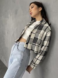 Gambar SEDA | TOVE JACKET | Jacket Kemeja Tweed Kotak dari Seda Studio Jakarta Barat 2 Tokopedia