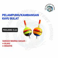 Gambar PELAMPUNG/KAMBANGAN KAYU BULAT MURAH dari STRIKE FISHING OLSHOP Kab. Karanganyar 1 Tokopedia