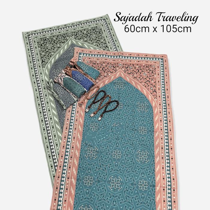 Gambar sajadah traveling pouch sejadah travel murah motif sajadah souvenir dari GROSIR MUKENA TRAVELLING Kab. Bandung Tokopedia