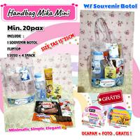 Gambar Handbag Mika mini || Paket snack Mika || Souvenir tas mika botol flipt dari Souvestore Snack Kota Surabaya 1 Tokopedia