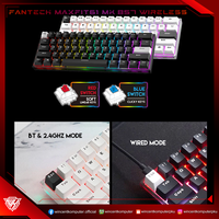 Gambar Keyboard Gaming Wireless Fantech MAXFIT61 FROST MK857 FROST WIRELESS dari wincent komputer Kota Pekanbaru 3 Tokopedia
