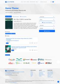 Gambar Gama Theme/Template untuk OJS 3.2 dan 3.3 - Biru dari OJS Premium Theme Kab. Pasuruan 3 Tokopedia