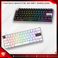 Gambar Keyboard Gaming Wireless Fantech MAXFIT61 FROST MK857 FROST WIRELESS dari wincent komputer Kota Pekanbaru 1 Tokopedia