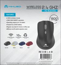 Gambar Mouse Wireless Mikuso MOS-W017 2.4Ghz Wireless Mouse W017 - Hitam dari MXKomputer Kab. Bantul 2 Tokopedia
