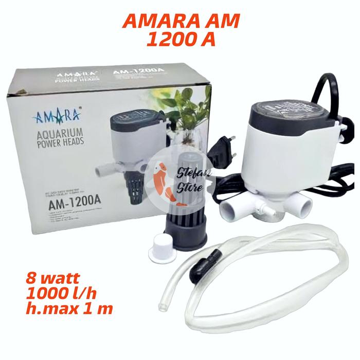 Gambar AMARA AM 1200 A POWER HEAD POMPA CELUP AQUARIUM AMARA 1200A AMARA 1200 dari Stefan Store Depok Kota Depok Tokopedia
