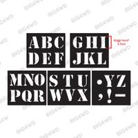 Gambar STENCIL MAL CETAKAN CAT SEMPROT HURUF DAN ANGKA dari BIG4WD Kota Administrasi Jakarta Pusat 1 Tokopedia