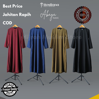 Gambar Baju Gamis Dress Abaya Basic Muslim Arab Polos Bahan Premium By ROSAL dari Hijrah Muslim Outfit Store Kota Depok 5 Tokopedia