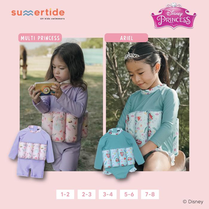 Gambar Summertide Disney Princess Be True Girls Long Sleeve Floatsuit dari Summertideswim Kota Administrasi Jakarta Selatan Tokopedia
