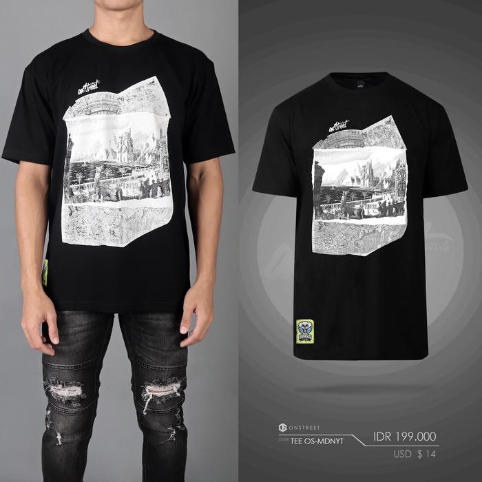 Gambar SALE! - T-SHIRT ONSTREET MEDENIYET (BLACK) - KAOS PENDEK - KAOS HITAM dari Raksa Online Kab. Bandung Barat Tokopedia