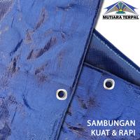 Gambar Terpal A15 Biru Silver Ukuran 5x7 dari Mutiara Terpal Kota Surabaya 4 Tokopedia