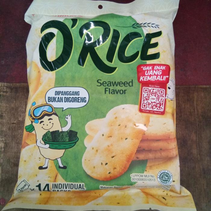 Gambar snack beras O' RiCE dari ahangmart Kota Administrasi Jakarta Barat Tokopedia