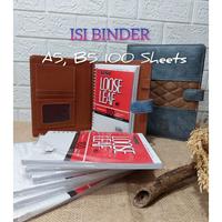 Gambar Kertas Isi Binder A5, B5 100 sheets, Kertas Binder B5 100 sheets dari Zira Media Kota Administrasi Jakarta Barat 1 Tokopedia