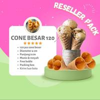 Gambar Paket Usaha Waffle Cone Large- isi 120 pcs dari Pesan Eskrim Cakung Jakarta Timur 1 Tokopedia
