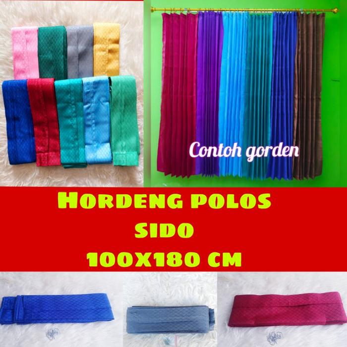 Gambar Hordeng Pintu Polos Sido Ukuran 100 X 180 cm FREE kawat S Gorden Jadul dari Toro Fams House Kab. Bekasi Tokopedia