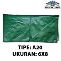 Gambar Terpal A20 Hijau-Hijau Ukuran 6x8 dari Mutiara Terpal Kota Surabaya 1 Tokopedia