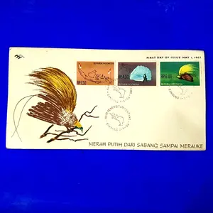 Prangko INDONESIA 1963. SHP MERAH PUTIH DARI SABANG SAMPAI MERAUKE