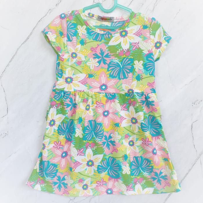 Gambar Dress Kaos Cotton Chameelo Anak Perempuan L9 dari RainbowBebi Kota Administrasi Jakarta Barat Tokopedia