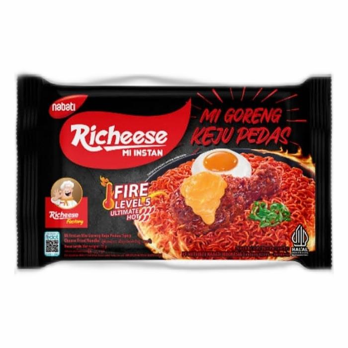 Gambar Mie Instan Richeese Nabati Goreng Keju Pedas Level 5 dari D3STOR3 Kota Bandung Tokopedia