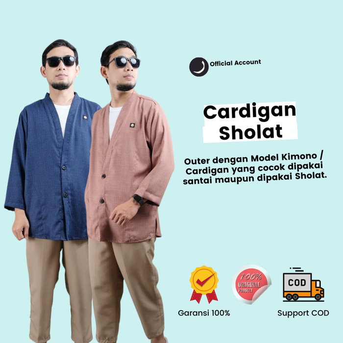 Gambar Cardigan Sholat CARDILAT ROSAL - Kimono Outer Jepang Cardigan Pria dari Rosal Indonesia_NEW Kota Depok Tokopedia
