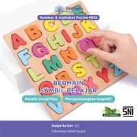 Gambar Mainan Edukasi - Number & Alphabet Puzzle MKQ dari Balonku Babyshop Kota Denpasar 4 Tokopedia