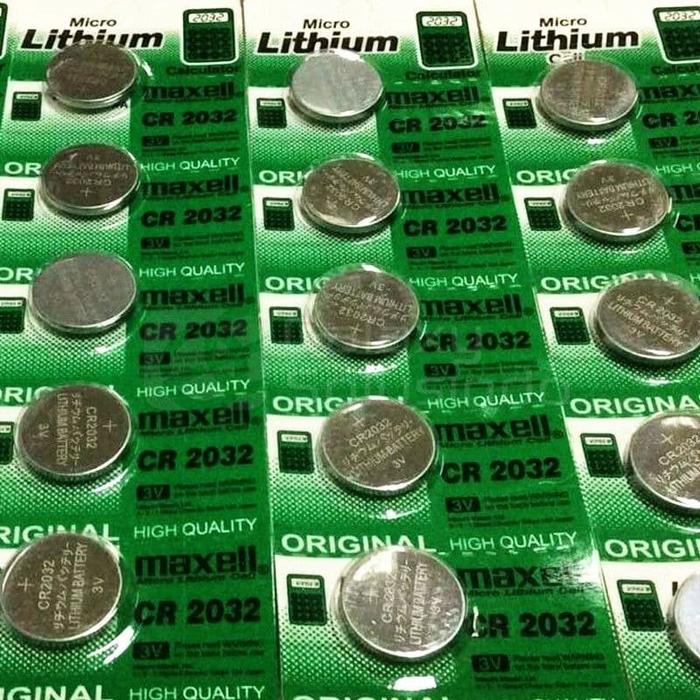 Gambar Baterai CR2032 CMOS Lithium Battery CR 2032 dari HoshiTech Kota Surabaya Tokopedia