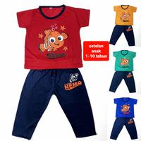Gambar Setelan anak laki-laki 1-10 tahun CP baju anak cowok gambar nemo dari LINGLANG FASHION Kota Administrasi Jakarta Barat 1 Tokopedia