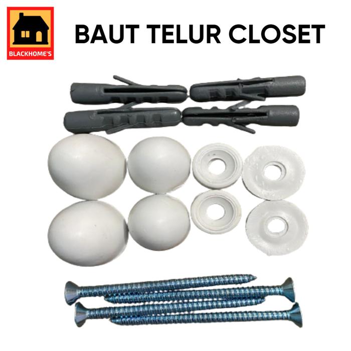 Gambar Baut Kloset | Baut Closet | Sekrup Closet Duduk | Baut Telur Closet dari blackhomeshop18 Kota Administrasi Jakarta Barat Tokopedia