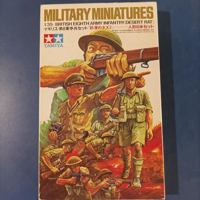 Gambar Tamiya 1:35 BRITISH EIGHT ARMY INFANTRY (Desert Rat) dari murmer5tore Kota Tangerang Selatan Tokopedia