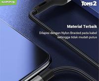 Gambar Hippo TOMS 2 USB Lightning/IPhone Kabel Data & Charger QC 2.4A dari Hippo Official Yogyakarta Kota Yogyakarta 5 Tokopedia