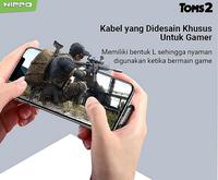 Gambar Hippo TOMS 2 USB Lightning/IPhone Kabel Data & Charger QC 2.4A dari Hippo Official Yogyakarta Kota Yogyakarta 3 Tokopedia