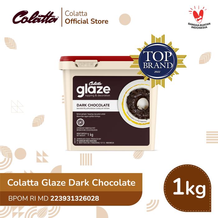 Gambar Colatta Glaze Dark - Bahan Pelapis Rasa Coklat 1Kg dari Colatta Kota Depok Tokopedia