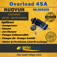 Gambar Overload 45A Kuoyuh 98 series Circuit Breaker Push Button Listrik dari Overload Wikimesin Kab. Tangerang 2 Tokopedia
