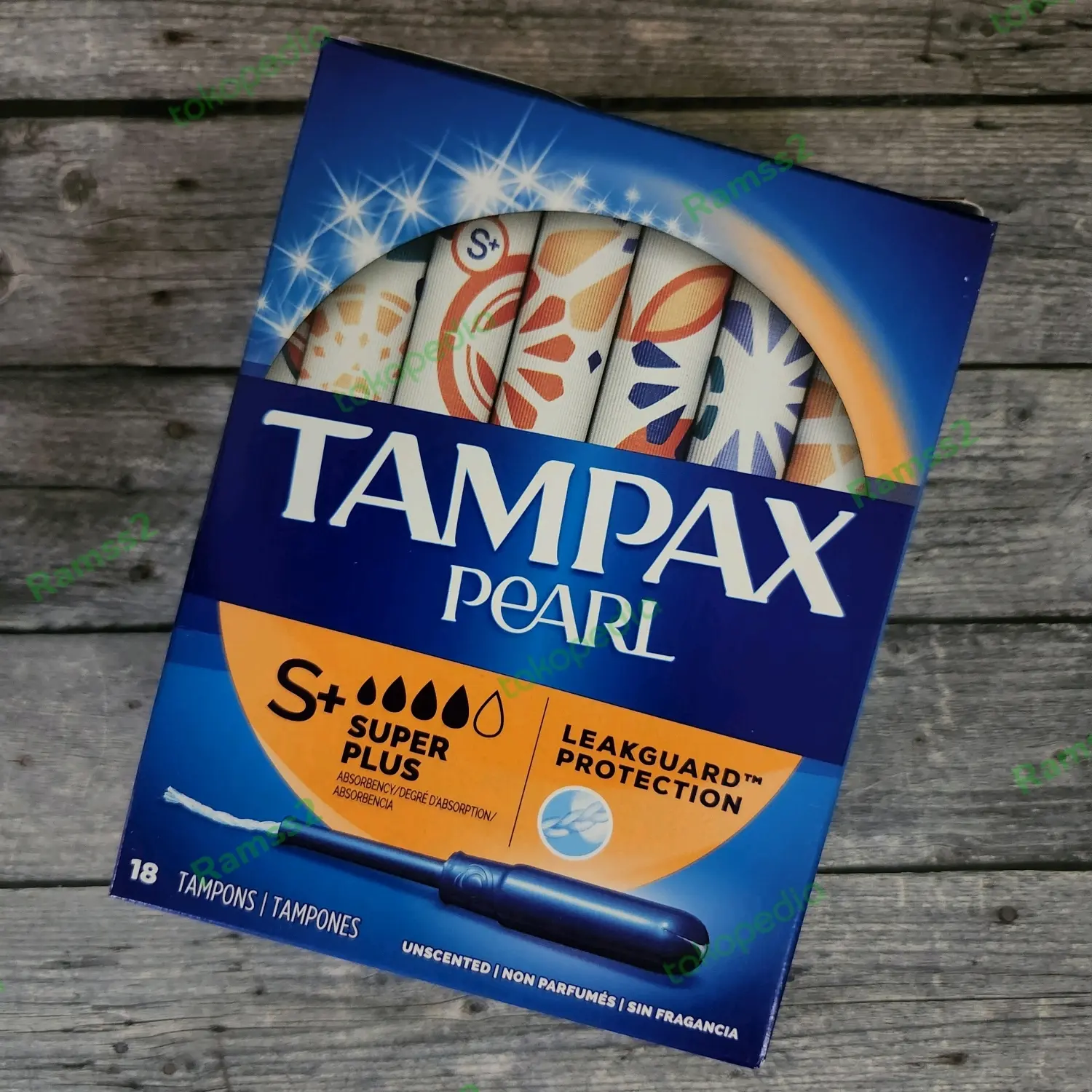 Tampax Pearl Super Plus Tampon Sanitary Pad Pembalut Whisper USA