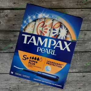 Tampax Pearl Super Plus Tampon Sanitary Pad Pembalut Whisper USA