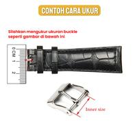 Gambar Buckle Butterfly Strap Tali Jam Tangan 14mm 16mm 18mm 20mm 22mm Ori - Black, 14mm dari G-Shock Watch Indonesia Kota Bandung 3 Tokopedia
