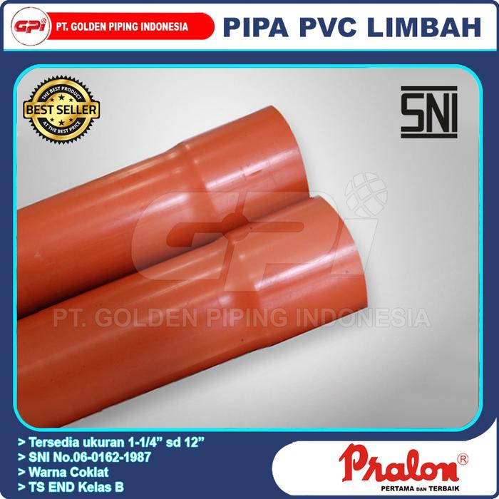 Jual Pipa PVC Limbah SDR-41 TS END, 1 1/4