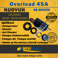 Gambar Overload 45A Kuoyuh 98 series Circuit Breaker Push Button Listrik dari Overload Wikimesin Kab. Tangerang 1 Tokopedia