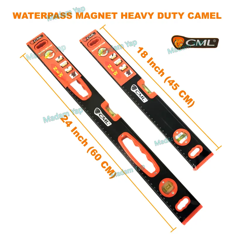 WATERPASS WATERPAS MAGNET HEAVY DUTY CAMEL 18 24 INCH 45 60 CM